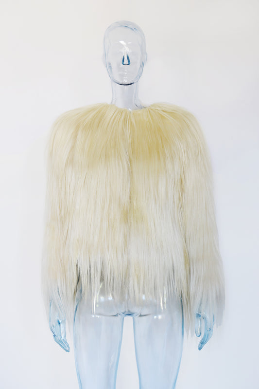 Genuine lamb hair fur