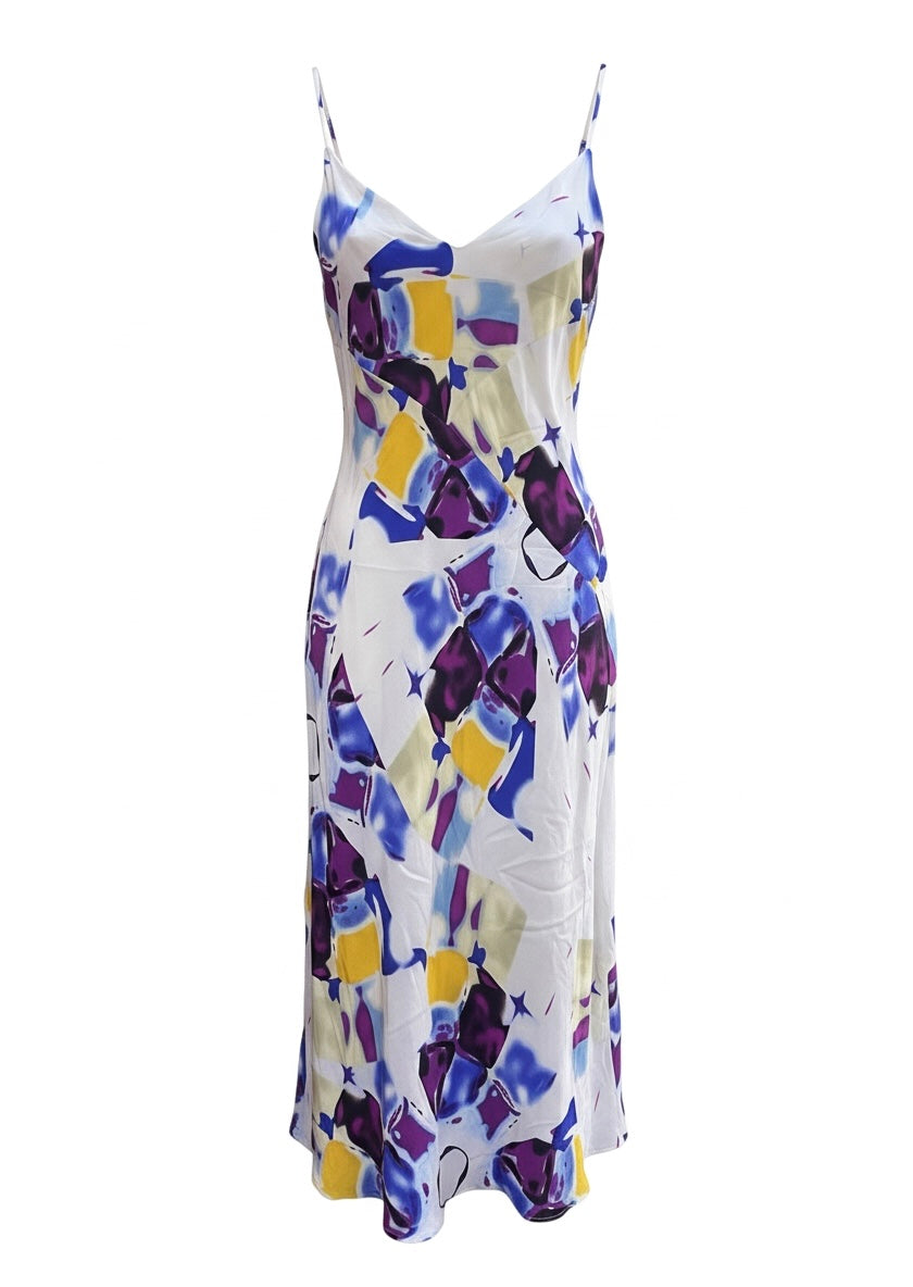 MUGLER rare Y2K silk dress in size Small