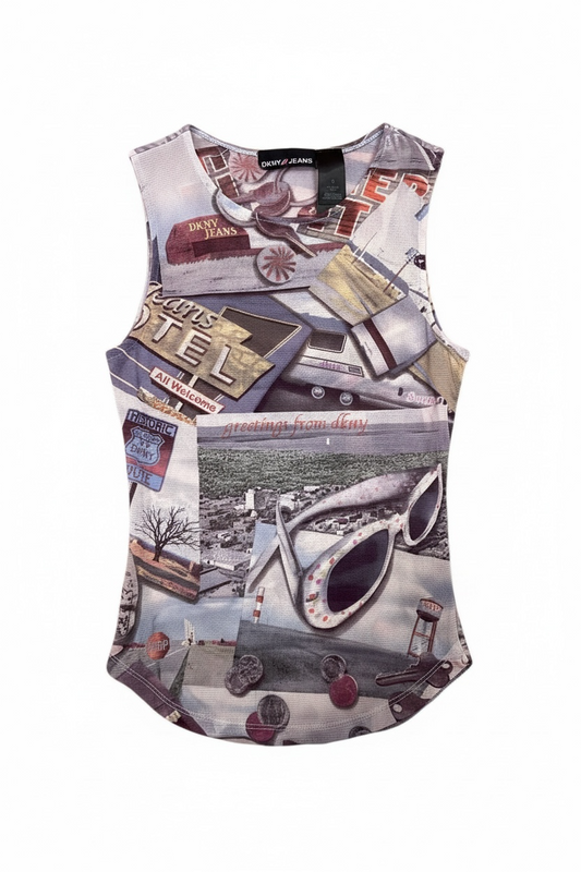 DKNY rare mesh top
