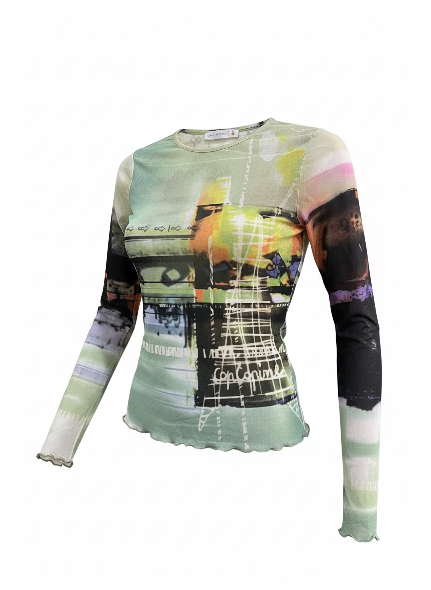 Cop copine mesh top in size Medium