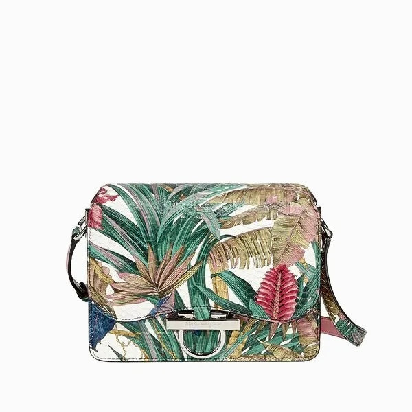 FERRAGAMO snakeskin Joanne printed crossbody bag