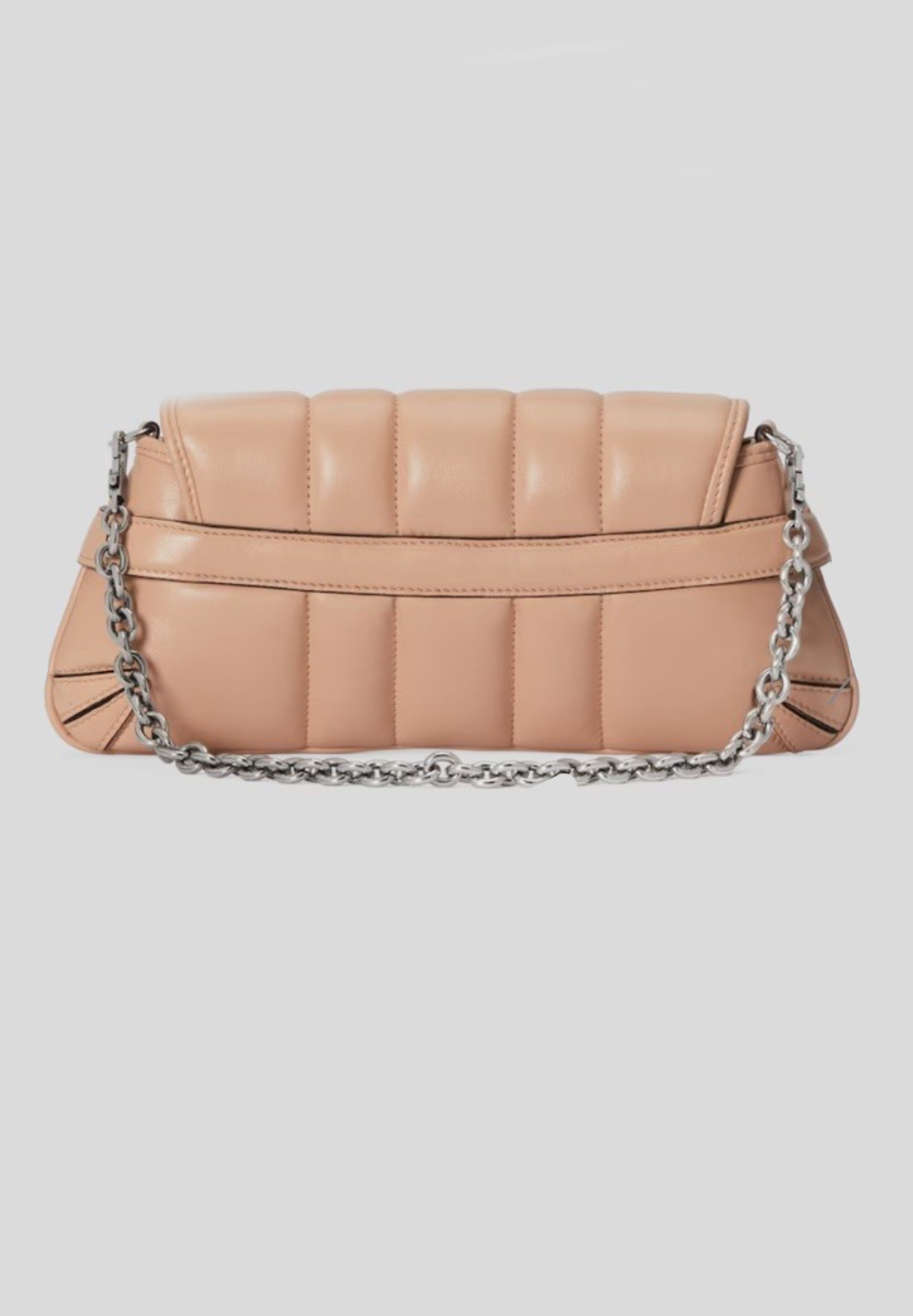 GUCCI beige horsebit chain shoulder bag