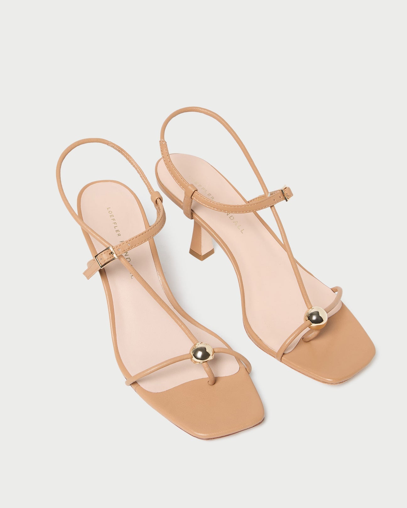 LOEFFLER RANDALL leather sandals in size: 7