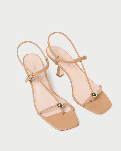 LOEFFLER RANDALL leather sandals in size: 7