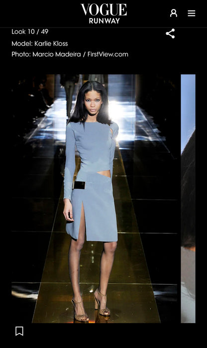 GUCCI silk runway dress RUNWAY TOM FOR ERA in size Small