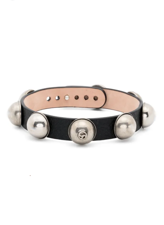 Acne studios leather chocker with studs