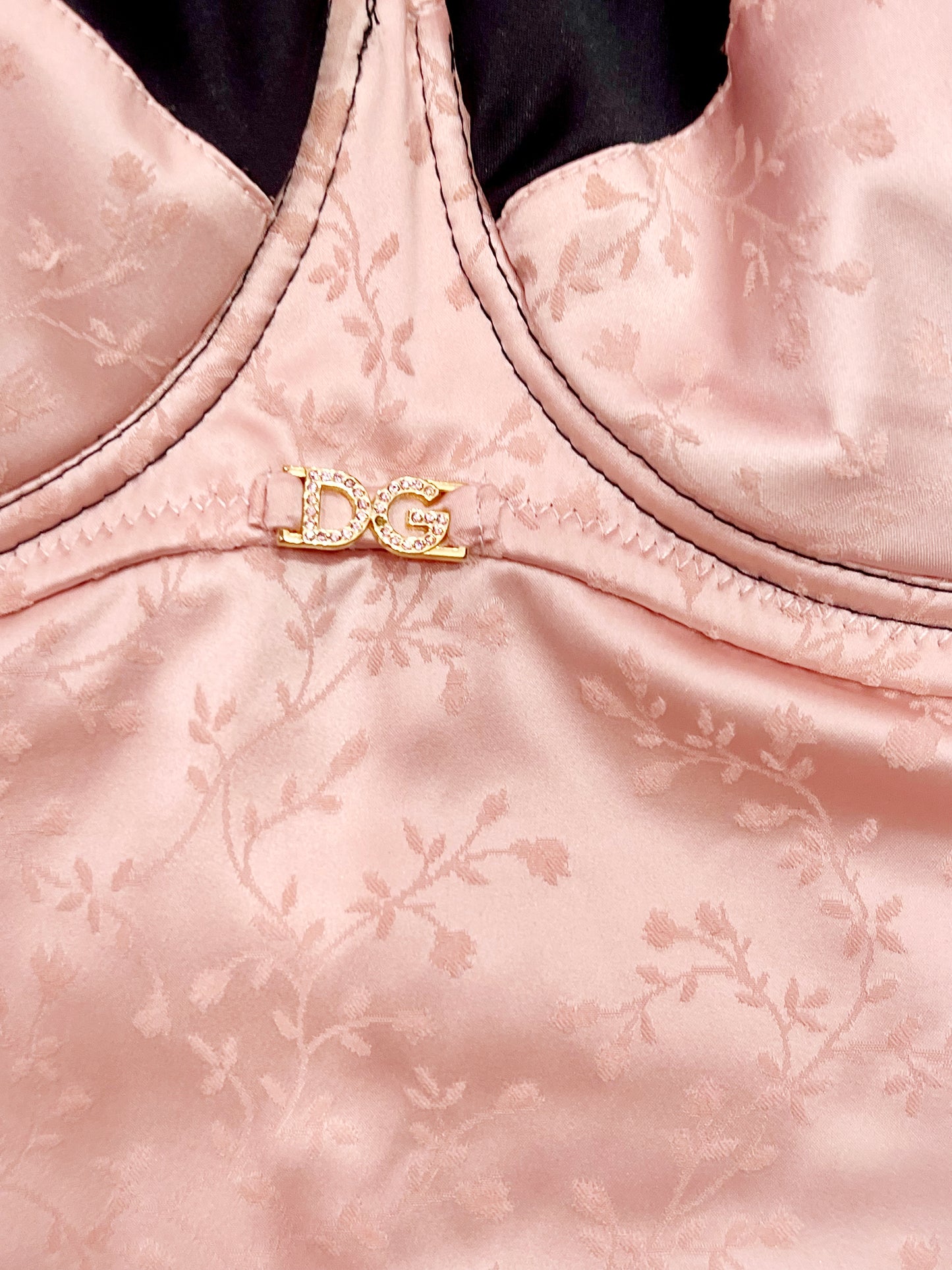 D&G polyester slip with corset on size Medium