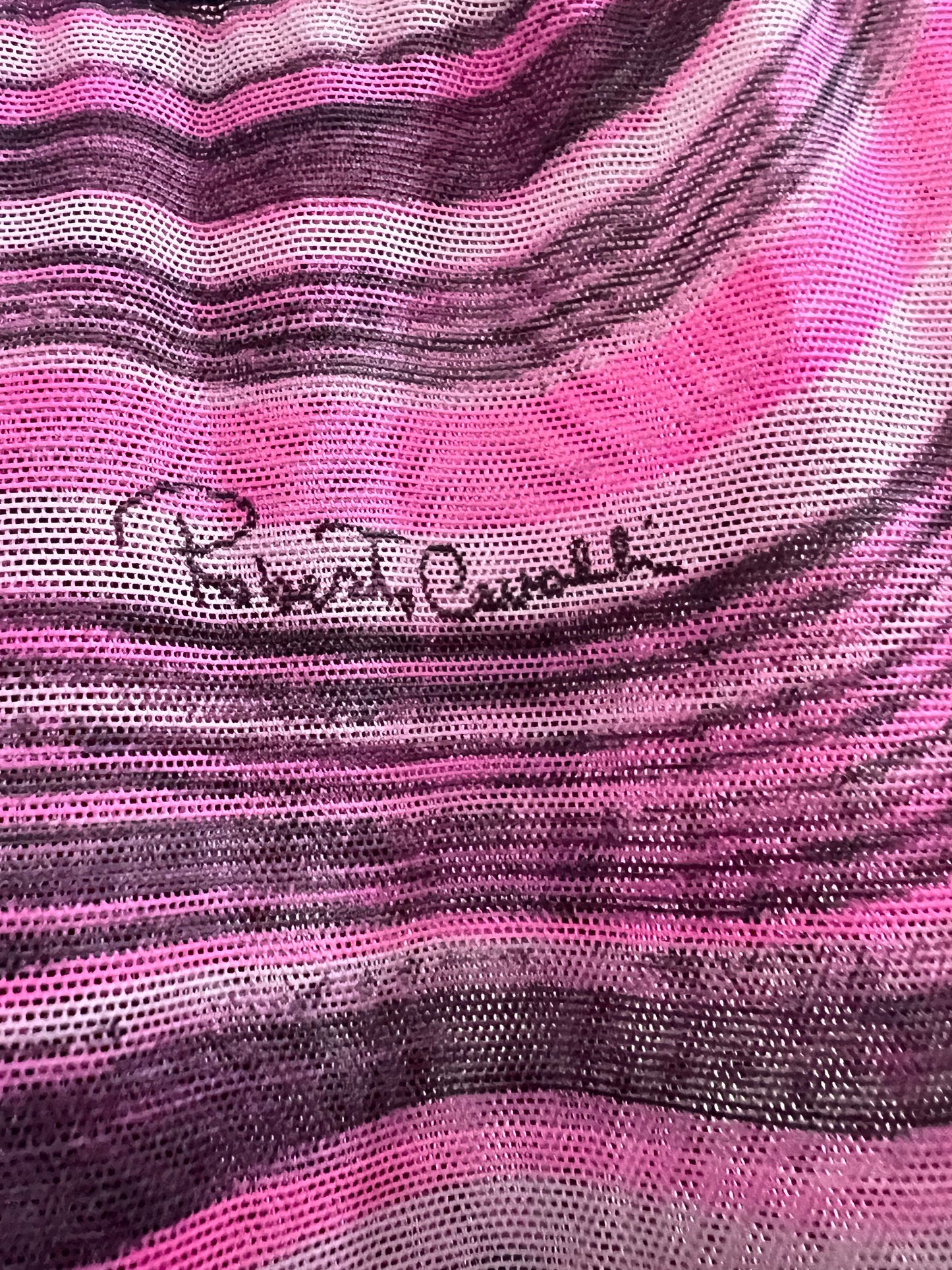 ROBERTO CAVALLI mesh top in Size: Medium