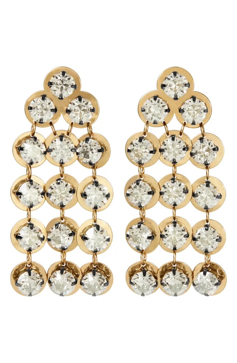 Tory Burch Chrystal chandelier earrings