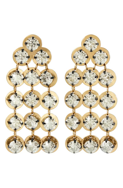 Tory Burch Chrystal chandelier earrings
