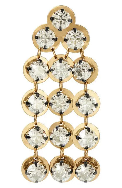 Tory Burch Chrystal chandelier earrings