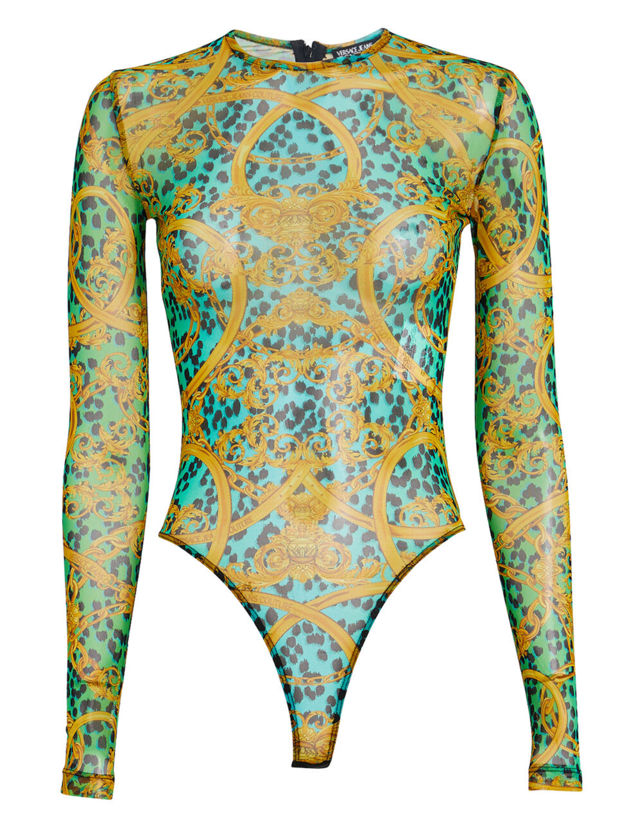 Versace jeans baroque mesh body suit