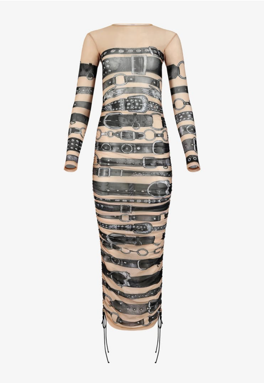 THE BELT MESH DRESS by Zana Bayne