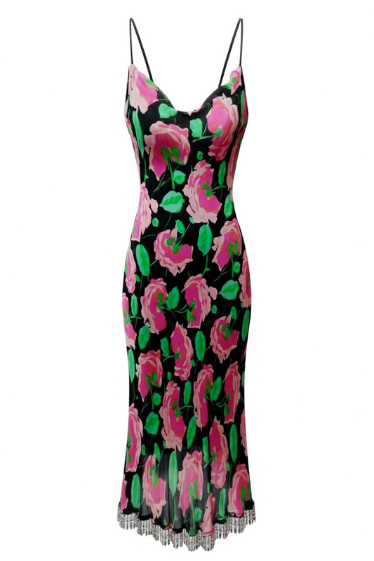 Betsey Johnson vintage silk dress in size M