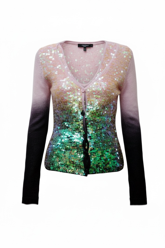Stunning mohair sequin combo