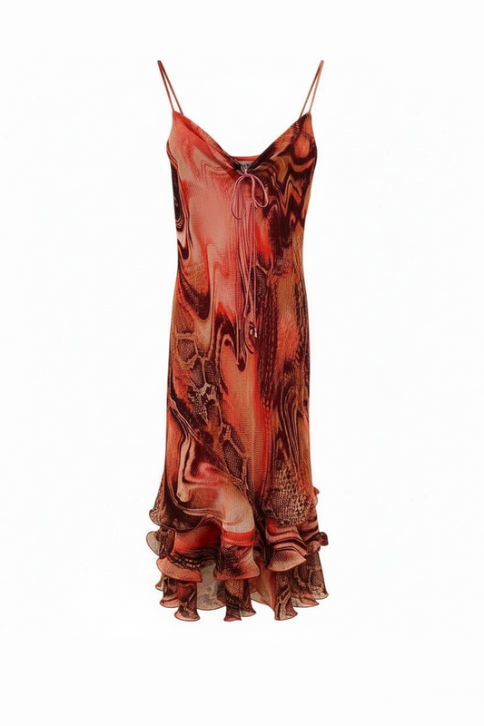 Italian silk dress inm size Small