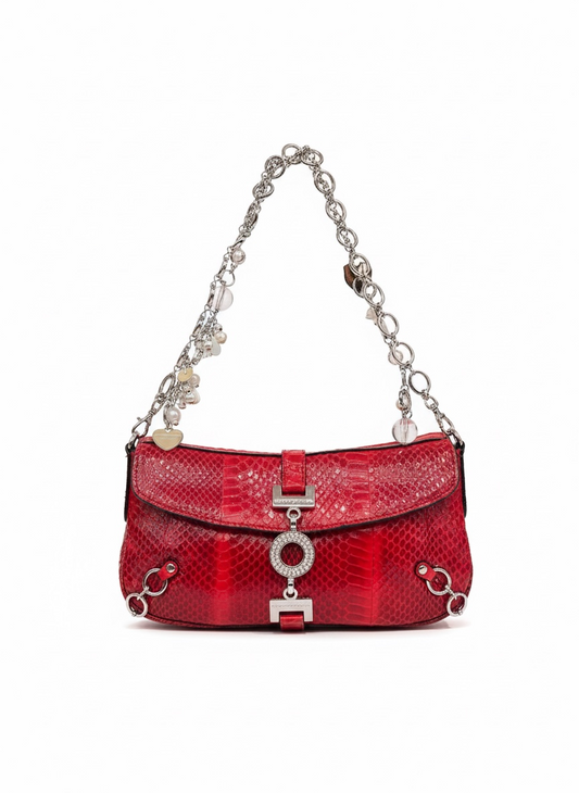 TOSCA BLU genuine snake vintage bag