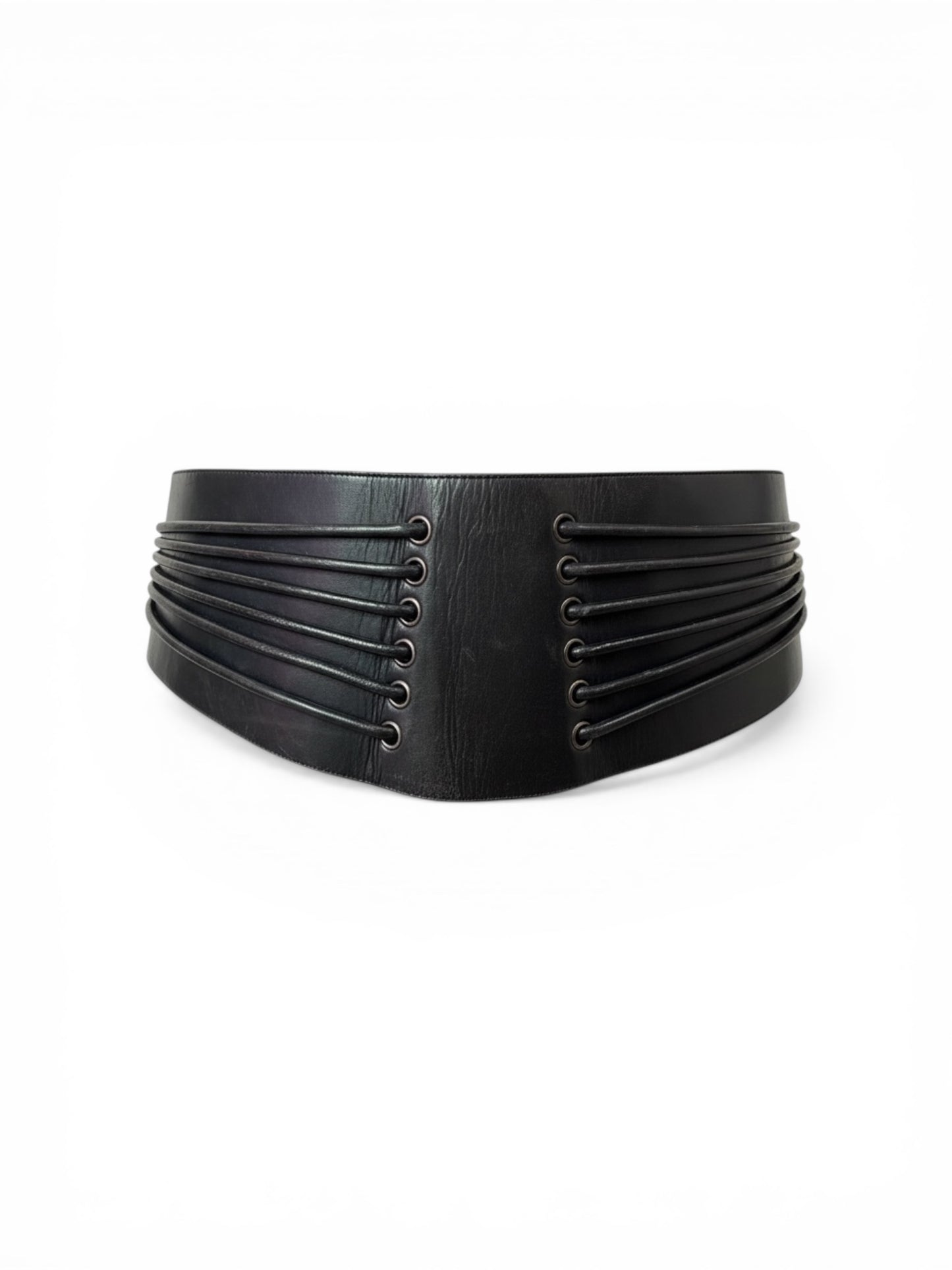 ISSEY MIYAKE leather belt in size Medium
