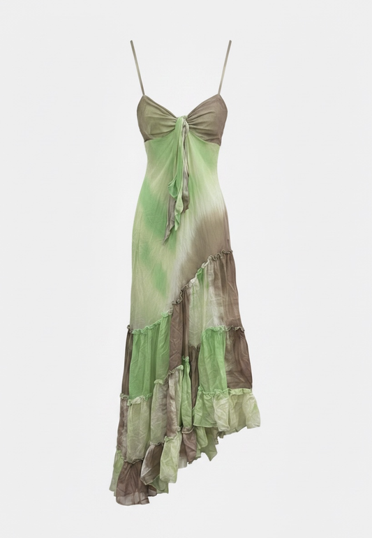 JEFF GALLANO silk dress in size: Medium