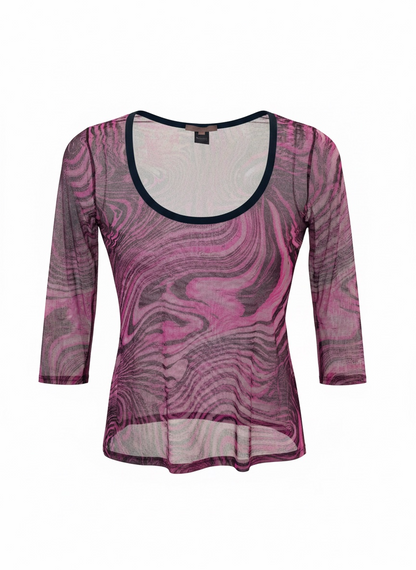 ROBERTO CAVALLI mesh top in Size: Medium