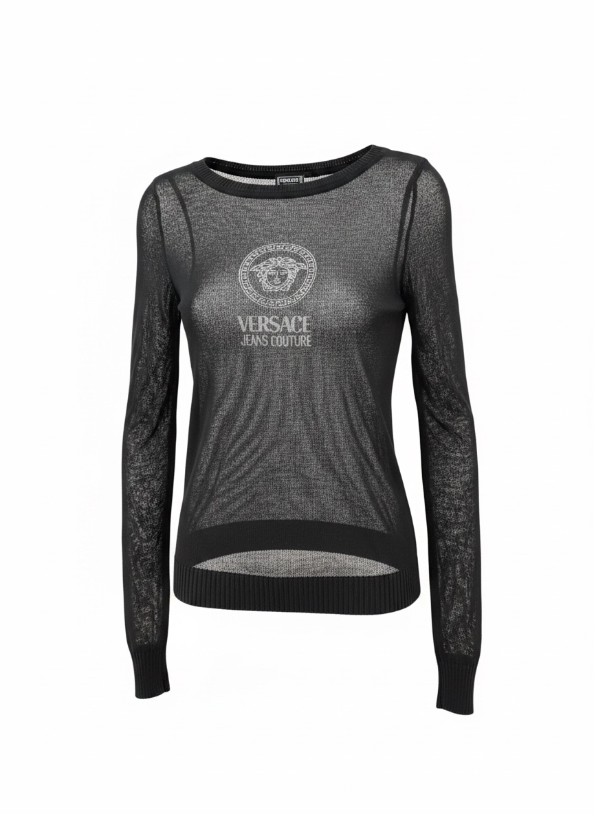 VERSACE JEANS COUTURE see trough top in Size: Medium