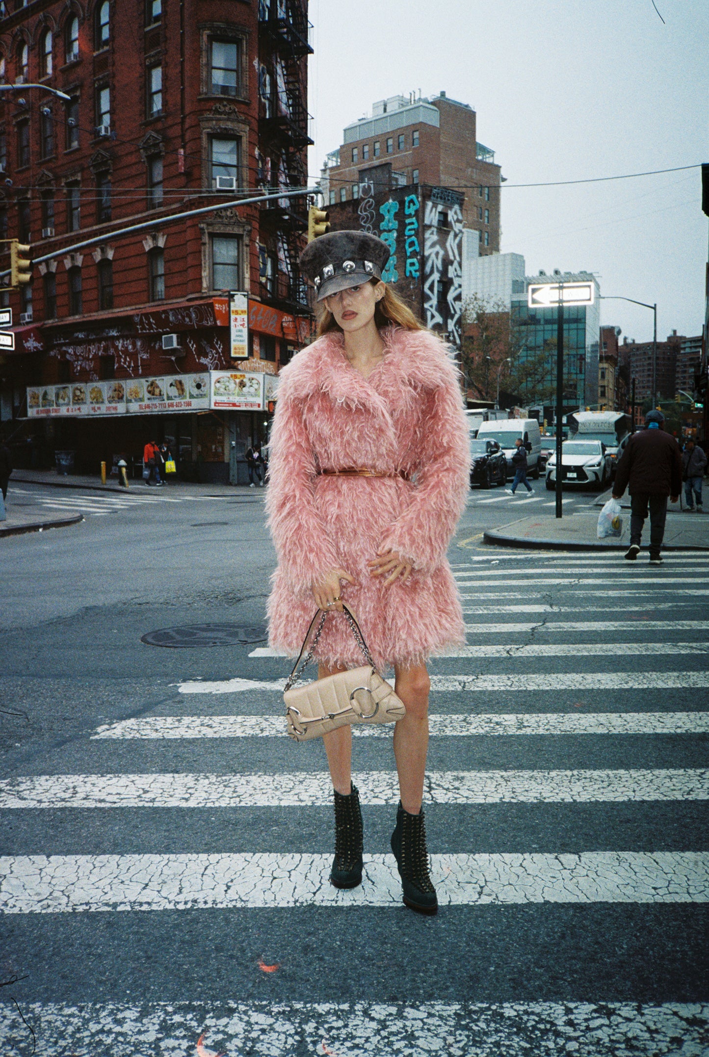 Katherine Hamnett London rare fur in size M