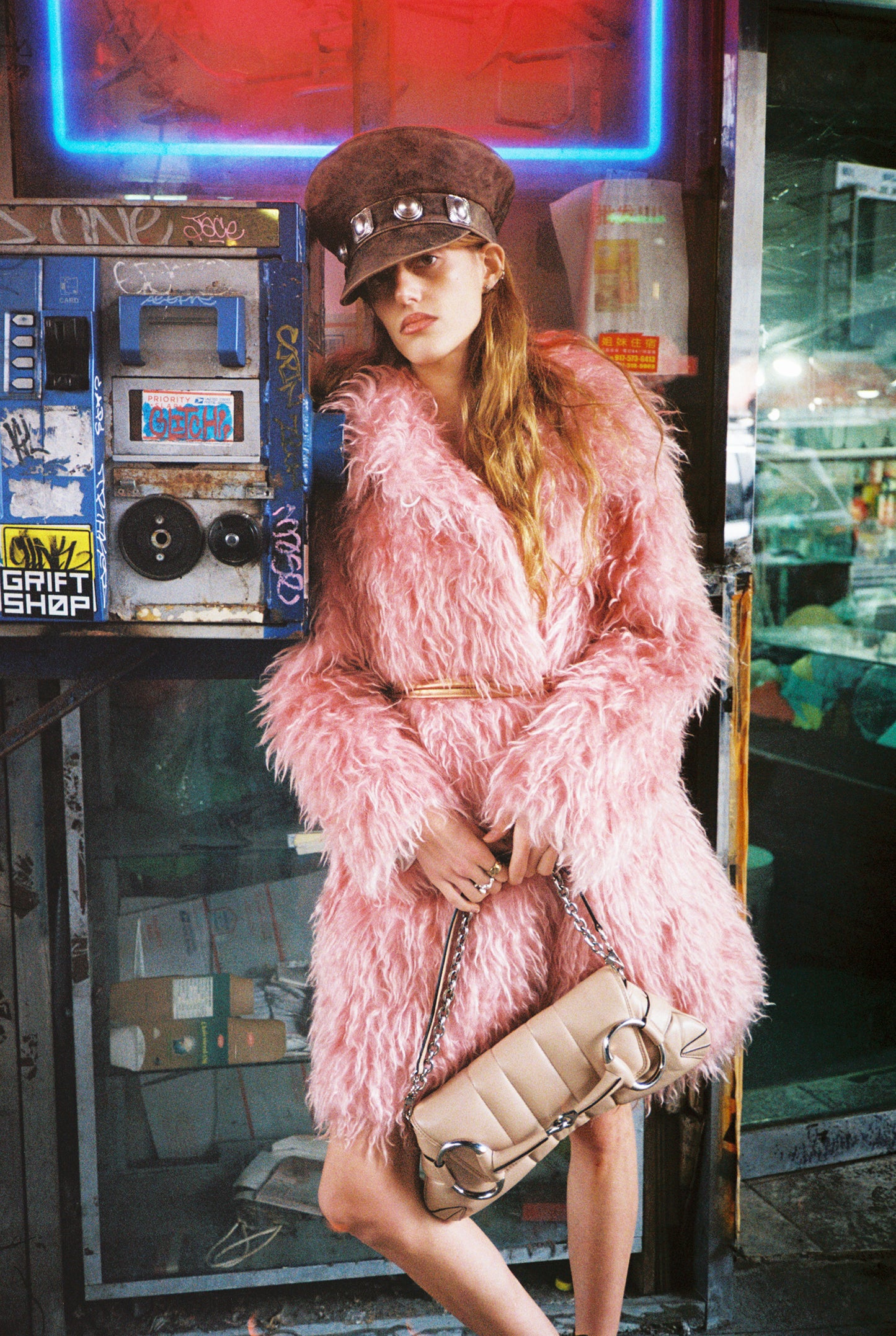 Katherine Hamnett London rare fur in size M