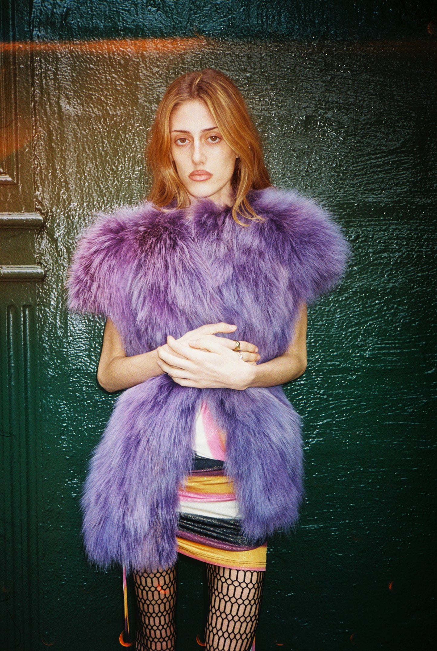 Italian genuine Coyote purple vest!