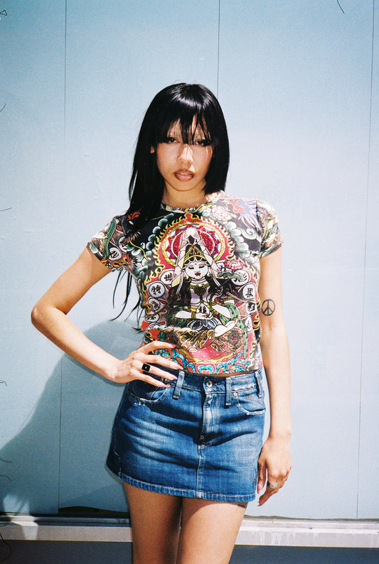 Vintage G STAR denim mini skirt