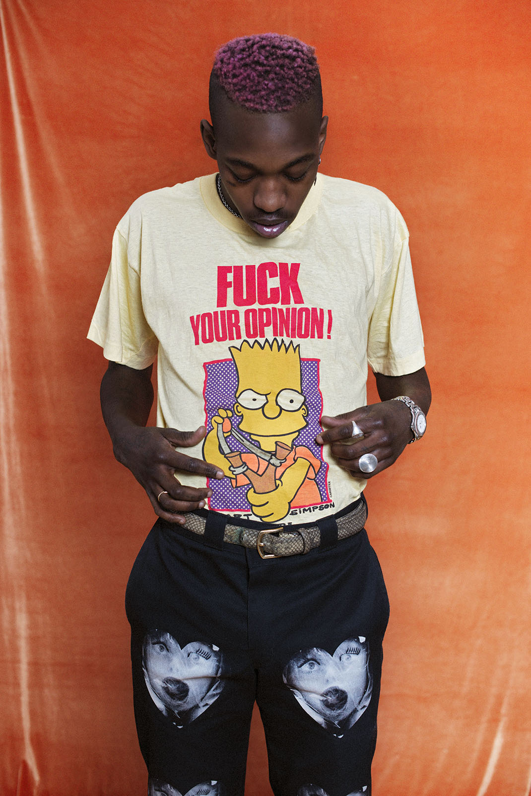 Fuck your opinion vintage Tshirt