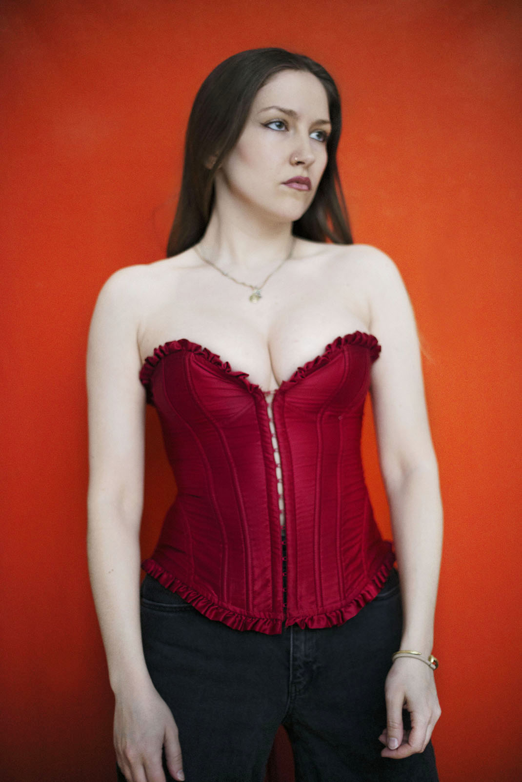 Red corset