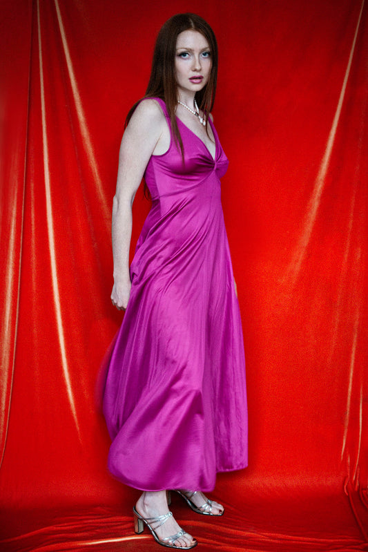 Purple vintage slip