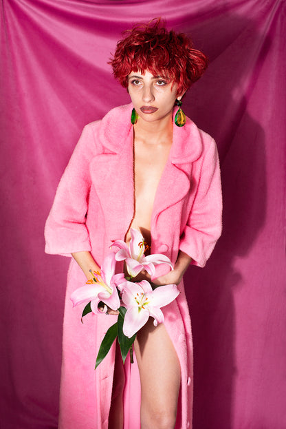Hot pink robe