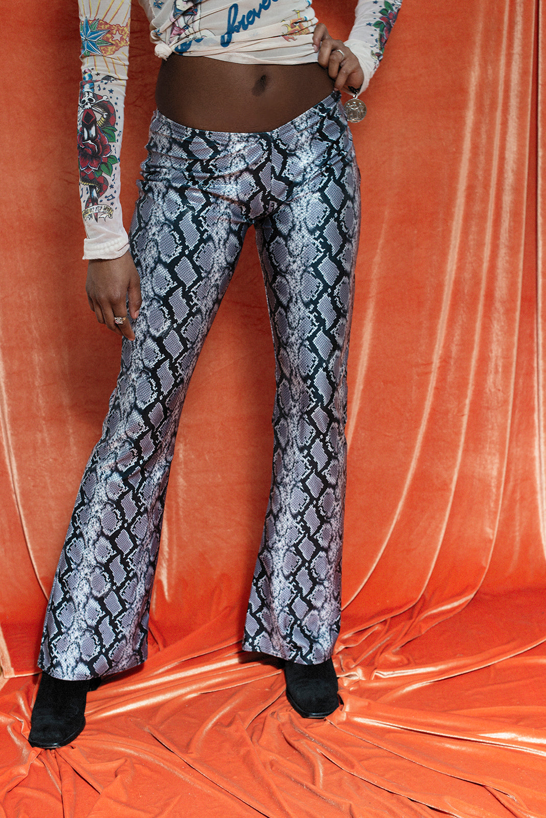 Snake print pants from 90'