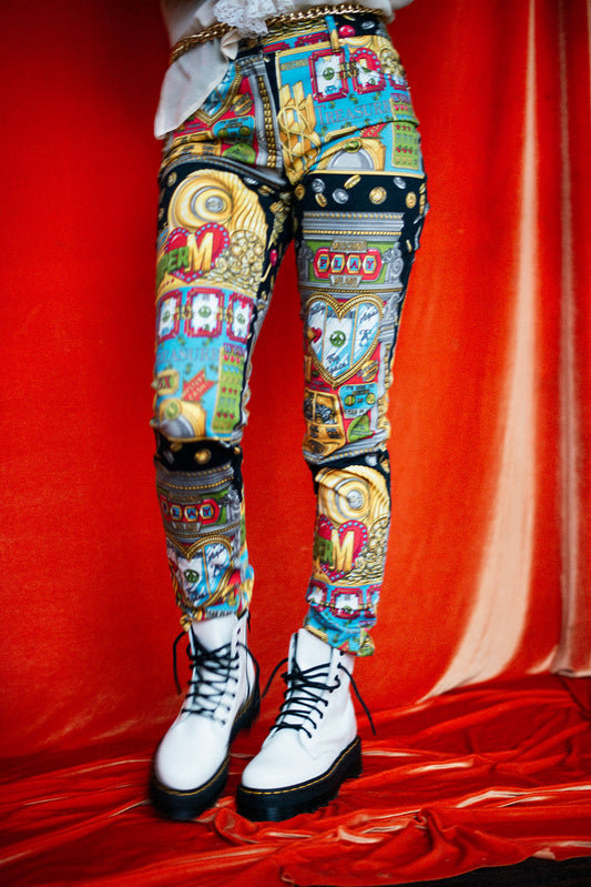 MOSCHINO COUTURE casino pants