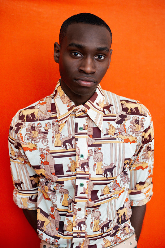 Super cool long sleeve shirt from 70s