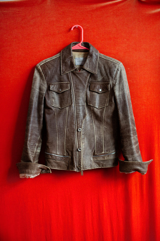 Italian distressed style jacket KOR KOR